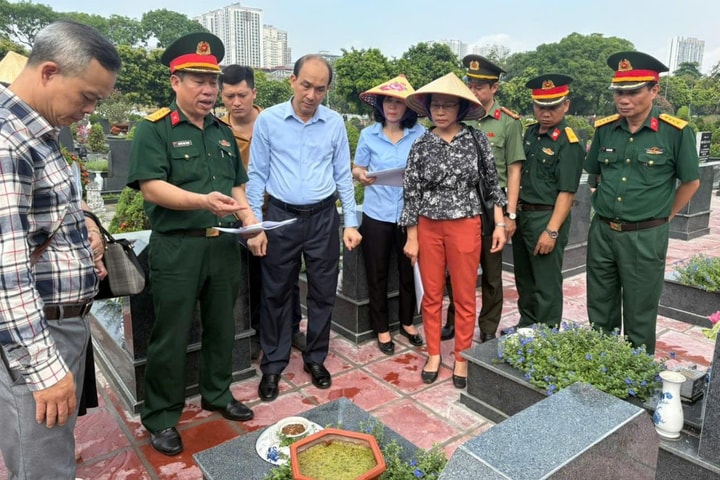 Hà Nội đẩy nhanh tiến độ xác định danh tính hài cốt các liệt sĩ