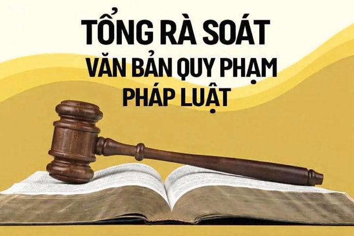 Thực hiện nghiêm túc, hiệu quả việc tổng rà soát hệ thống văn bản quy phạm pháp luật