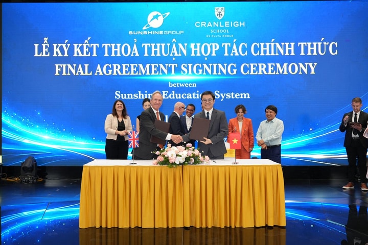 Trường Cranleigh (Vương quốc Anh) chính thức gia nhập thị trường Việt Nam thông qua hợp tác chiến lược với Sunshine Group