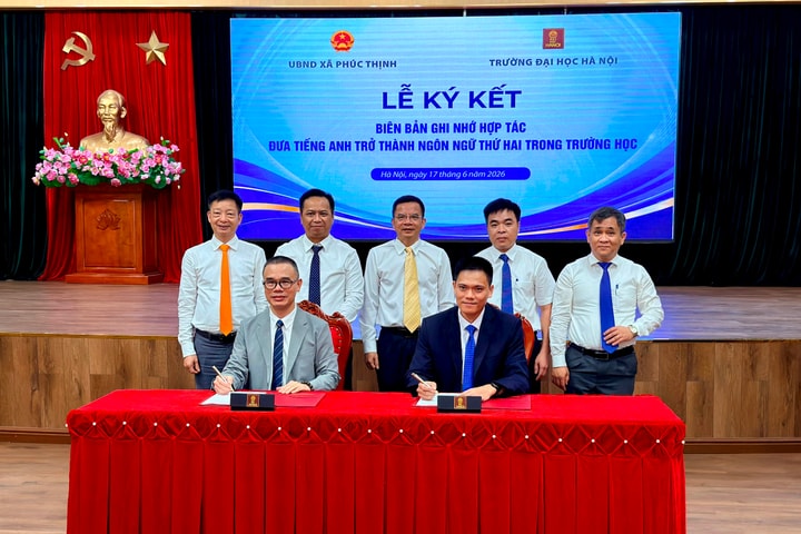 Xã Phúc Thịnh quyết tâm đưa tiếng Anh trở thành ngôn ngữ thứ hai trong trường học
