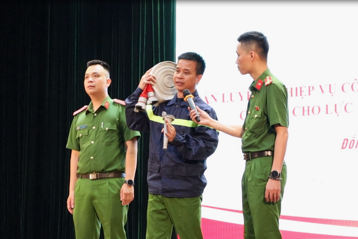 Đống Đa: Gần 600 thành viên lực lượng dân phòng được trang bị kỹ năng PCCC