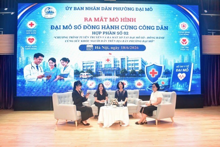 Đại Mỗ: Đẩy mạnh chuyển đổi số y tế cơ sở, chính thức ra mắt "Sổ tay Đại Mỗ số"