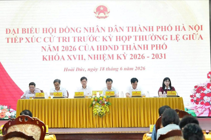Cử tri xã Hoài Đức, Dương Hòa, Sơn Đồng, An Khánh kiến nghị nhiều vấn đề dân sinh với đại biểu HĐND thành phố