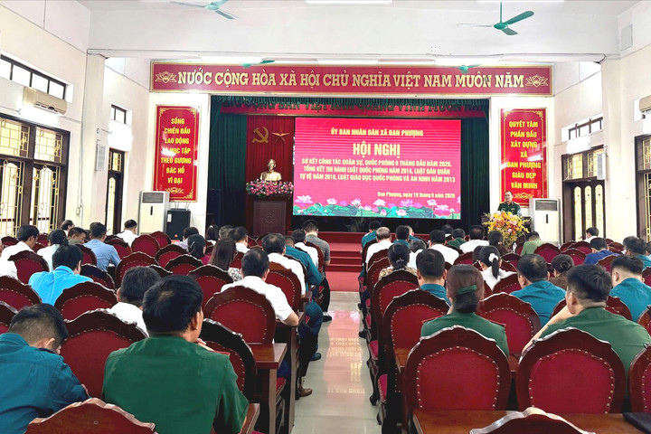 Xã Đan Phượng: Giữ vững an ninh quốc phòng, thúc đẩy phát triển kinh tế - xã hội