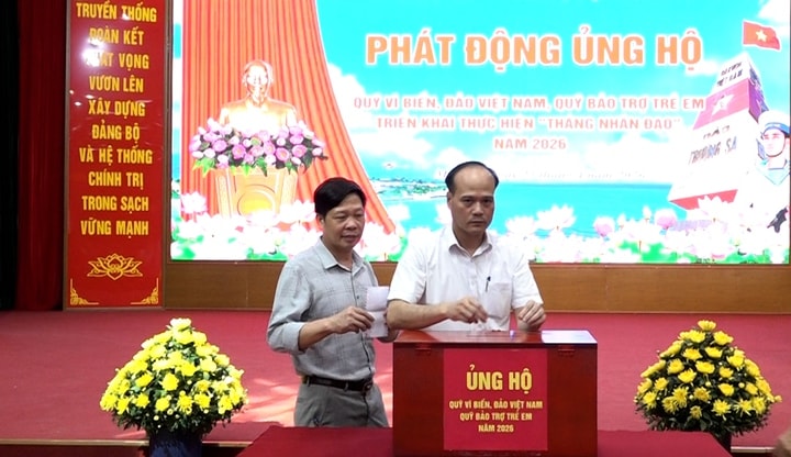 Xã Mỹ Đức vận động gần 573 triệu đồng ủng hộ Quỹ “Vì biển, đảo Việt Nam”