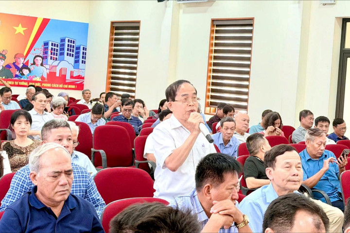 Cử tri Đơn vị bầu cử số 9 kiến nghị nhiều vấn đề dân sinh