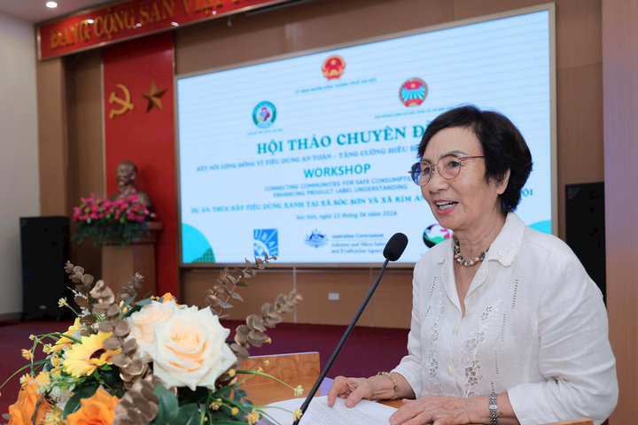 Hội Nữ trí thức Hà Nội kết nối cộng đồng vì tiêu dùng an toàn, tăng cường hiểu biết về nhãn sản phẩm cho hội viên
