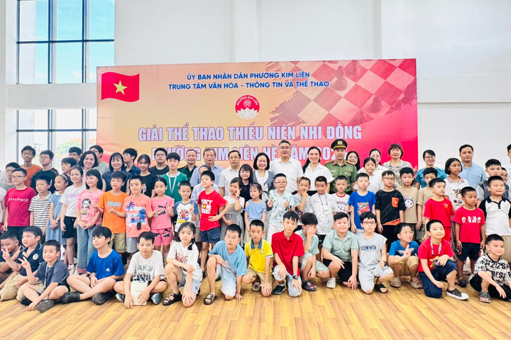 Khai mạc Giải thể thao thiếu niên, nhi đồng phường Kim Liên hè 2026