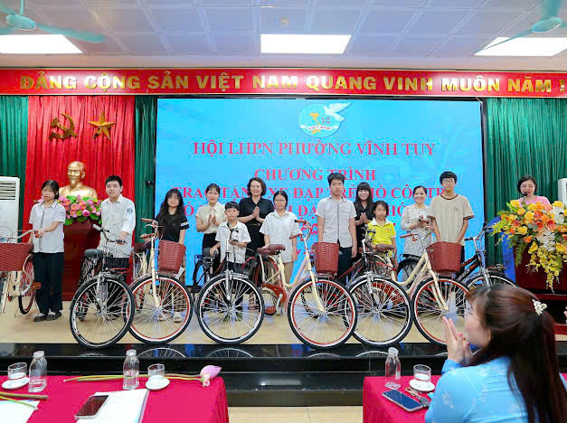Hội LHPN phường Vĩnh Tuy: Chăm lo hội viên và trẻ em có hoàn cảnh khó khăn