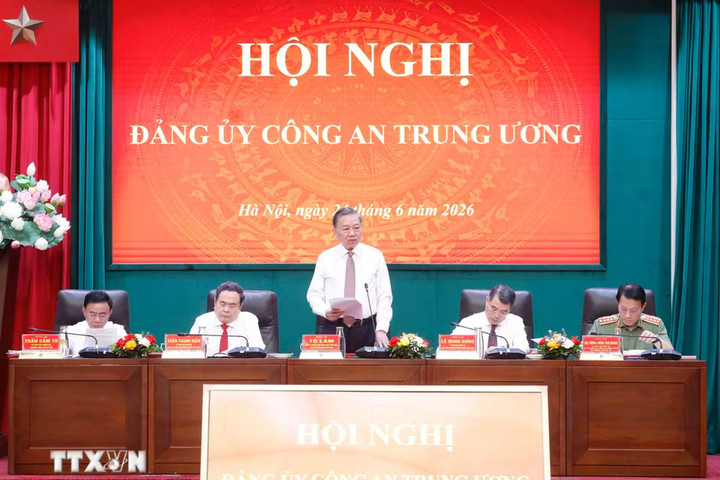 Tổng Bí thư, Chủ tịch nước Tô Lâm dự Hội nghị Đảng ủy Công an Trung ương