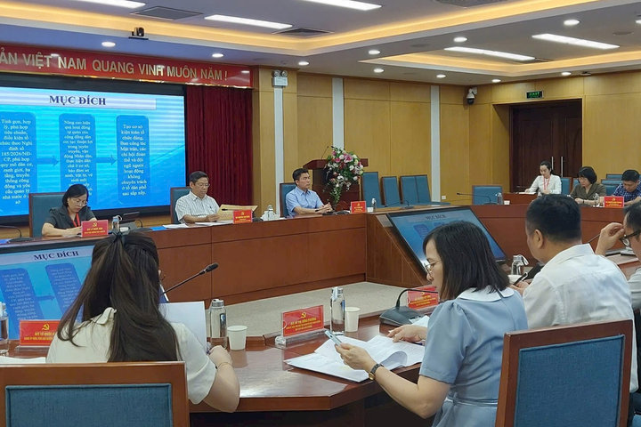 Phường Ô Chợ Dừa cho ý kiến về Đề án sắp xếp tổ dân phố