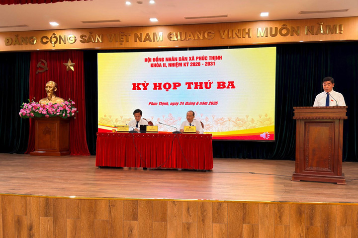 HĐND xã Phúc Thịnh khai mạc kỳ họp thứ 3, xem xét nhiều nội dung quan trọng về phát triển địa phương
