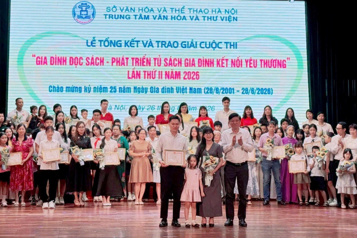 Xã An Khánh đoạt giải Nhất cuộc thi “Gia đình đọc sách”