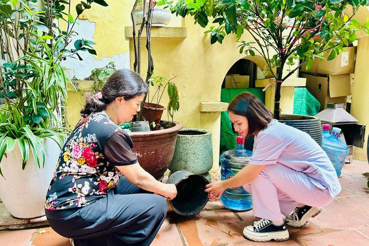 Phường Hoàng Mai ra quân diệt bọ gậy, phòng, chống dịch sốt xuất huyết