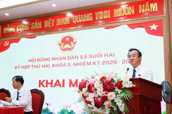 HĐND xã Suối Hai thông qua nhiều nghị quyết quan trọng tại kỳ họp giữa năm 2026