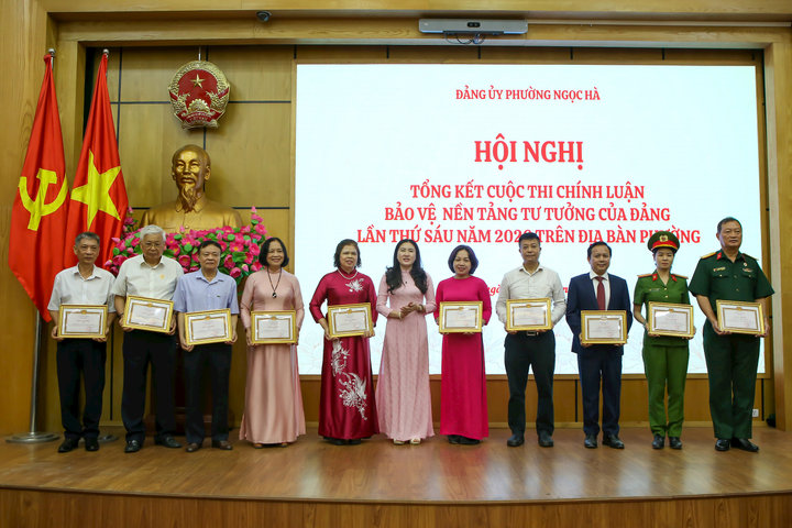 Phường Ngọc Hà: Lan tỏa cuộc thi bảo vệ nền tảng tư tưởng của Đảng