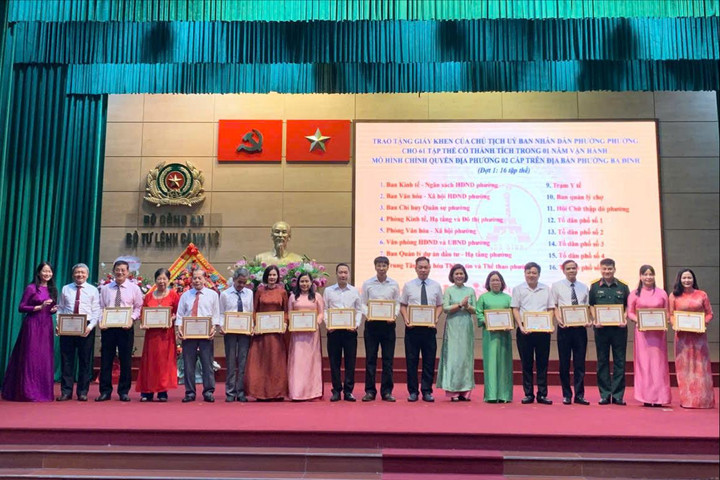 Phường Ba Đình sơ kết một năm vận hành mô hình chính quyền địa phương hai cấp