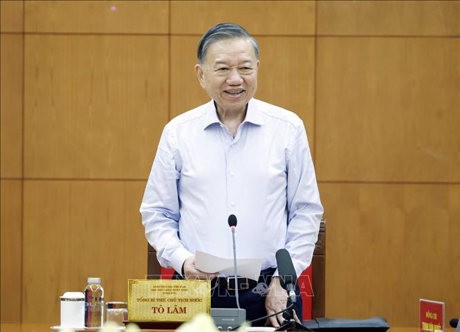Tổng Bí thư, Chủ tịch nước Tô Lâm: Tạo nền căn bản để chuyển từ ứng phó thiên tai sang quản trị rủi ro thiên tai