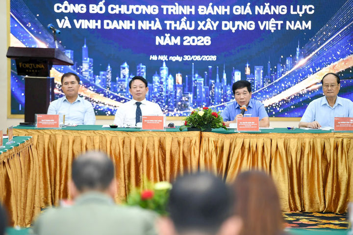 Công bố chương trình đánh giá năng lực, vinh danh nhà thầu xây dựng Việt Nam 2026