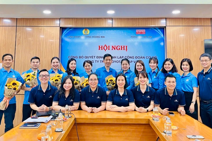 Phường Hoàng Mai: Thành lập mới 5 công đoàn cơ sở trong 6 tháng đầu năm