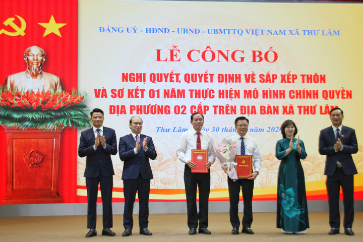 Xã Thư Lâm công bố 34 thôn sau sắp xếp