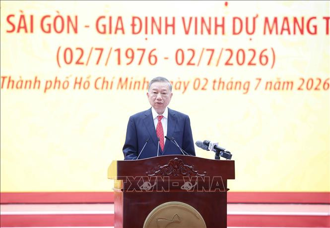 Tổng Bí thư, Chủ tịch nước Tô Lâm dự Lễ kỷ niệm 50 năm Ngày thành phố Sài Gòn - Gia Định vinh dự mang tên Chủ tịch Hồ Chí Minh