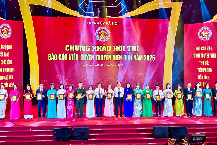 20 thí sinh tranh tài tại chung khảo Hội thi Báo cáo viên, tuyên truyền viên giỏi thành phố Hà Nội năm 2026