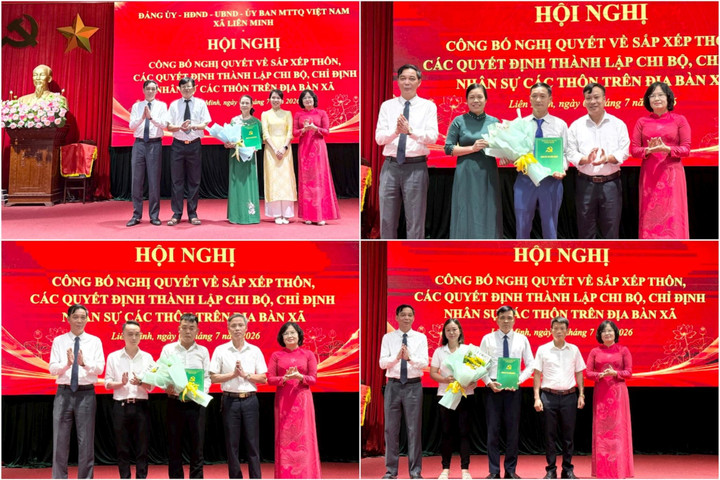 Xã Liên Minh kiện toàn tổ chức tại 12 thôn mới sau sắp xếp