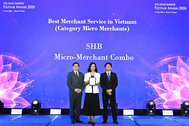 SHB được The Asian Banker vinh danh với giải pháp tài chính xuất sắc cho tiểu thương