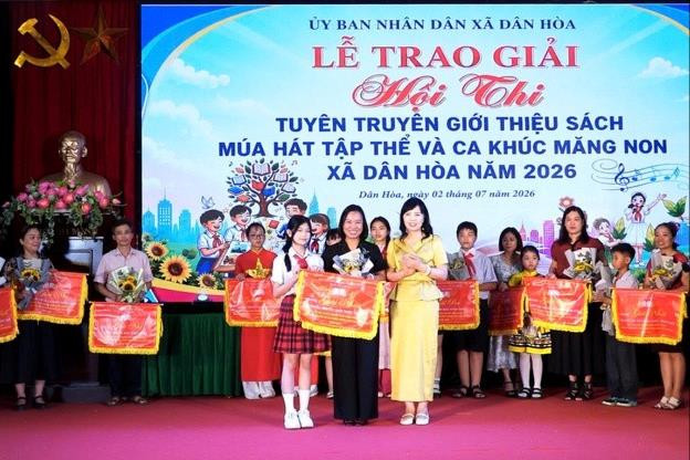 Thiếu nhi Dân Hòa tự hào truyền thống, lan tỏa tình yêu sách