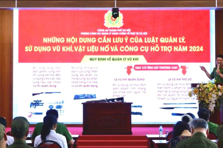 Phú Thượng: Tăng cường tuyên truyền phòng ngừa vi phạm về vũ khí, pháo