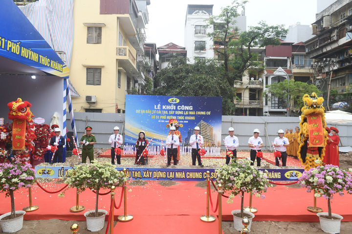 Khởi công cải tạo, xây dựng lại chung cư 51 Huỳnh Thúc Kháng