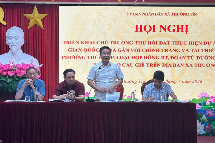 Thường Tín triển khai công tác thu hồi đất, GPMB mở rộng Quốc lộ 1A lên 90m