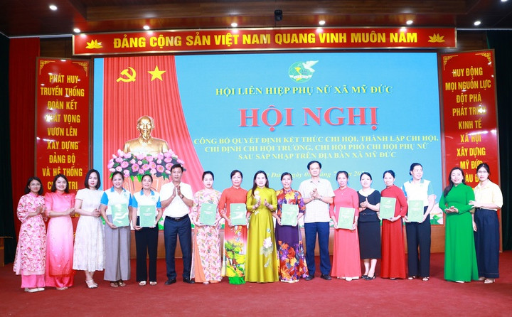 Xã Mỹ Đức: Kiện toàn tổ chức các chi hội đoàn thể sau sắp xếp thôn