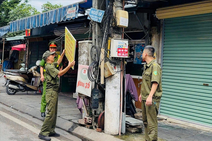 Phường Khương Đình tuyên truyền, bảo đảm trật tự trên địa bàn