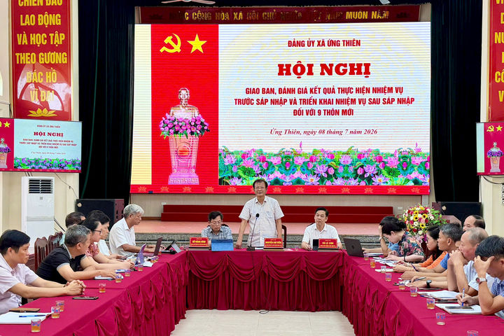 Ứng Thiên: Tối ưu quy trình vận hành 9 thôn mới