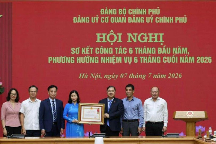 Phó Thủ tướng Thường trực Phạm Gia Túc dự công bố quyết định thành lập cơ quan Đảng ủy Chính phủ