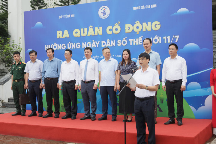 Hà Nội mít tinh kỷ niệm Ngày Dân số Thế giới 11-7