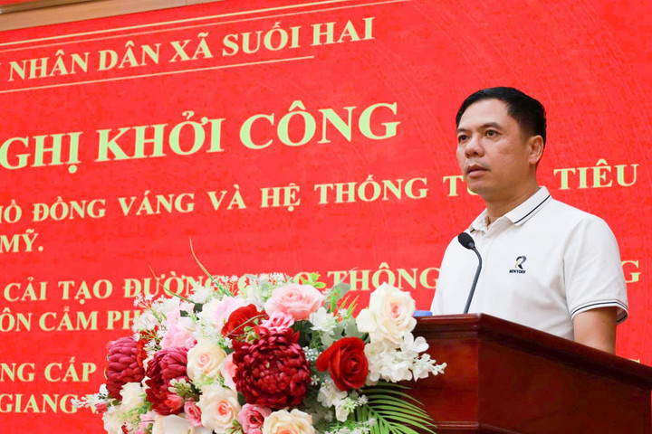 Xã Suối Hai đồng loạt triển khai 4 dự án hạ tầng hơn 110 tỷ đồng