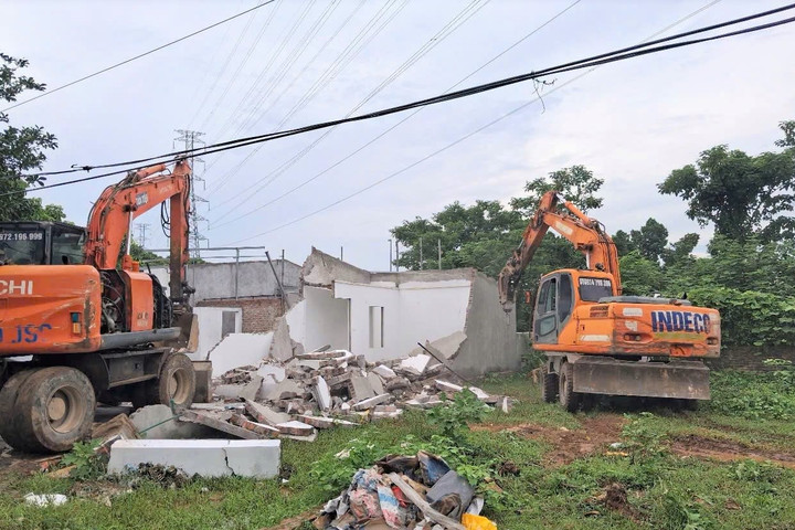 Xã An Khánh: Quyết liệt xử lý vi phạm pháp luật về đất đai
