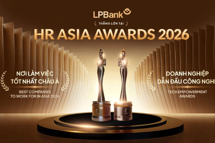 LPBank giành cú đúp giải thưởng tại HR Asia 2026