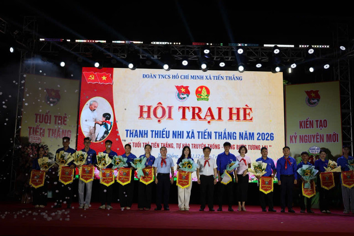 Khai mạc hội trại hè thanh thiếu nhi xã Tiến Thắng năm 2026