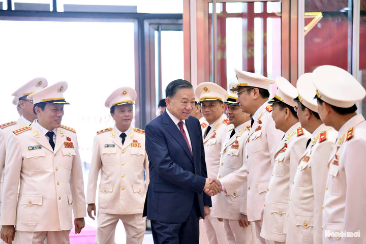 Tổng Bí thư, Chủ tịch nước Tô Lâm dự Lễ kỷ niệm 80 năm Ngày truyền thống lực lượng An ninh nhân dân