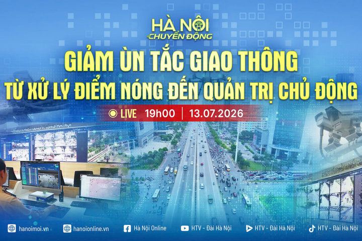 [TRỰC TIẾP] Hà Nội chuyển động: "Giảm ùn tắc giao thông - Từ xử lý điểm nóng đến quản trị chủ động"