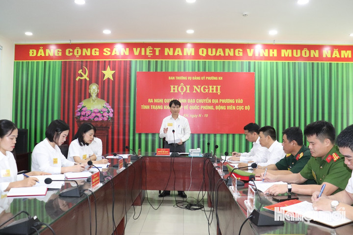 Phường Kiến Hưng diễn tập chiến đấu phòng thủ