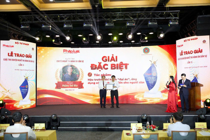 Tôn vinh 36 tác phẩm xuất sắc tại Cuộc thi “Chuyện nghề Thi hành án dân sự” lần thứ II