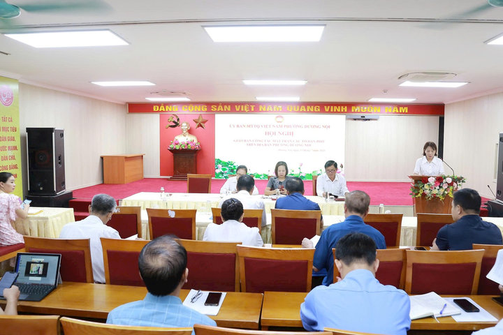 Phường Dương Nội: Nâng cao hiệu quả công tác Mặt trận ở cơ sở