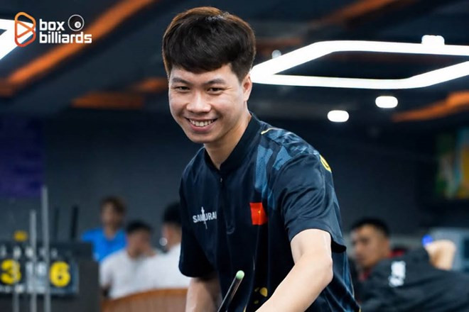 Tay cơ Hà Nội Lường Đức Thiện đăng quang ngôi vô địch Giải billiards pool 9 bi châu Á 2026