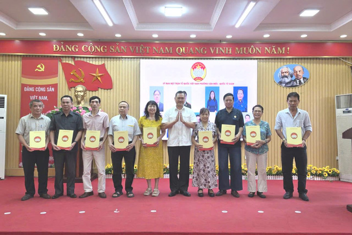 Phường Văn Miếu - Quốc Tử Giám kiện toàn 35 Ban Công tác Mặt trận tổ dân phố