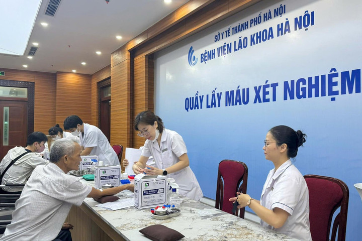 Bệnh viện Lão khoa Hà Nội triển khai khám sức khỏe định kỳ miễn phí cho người dân